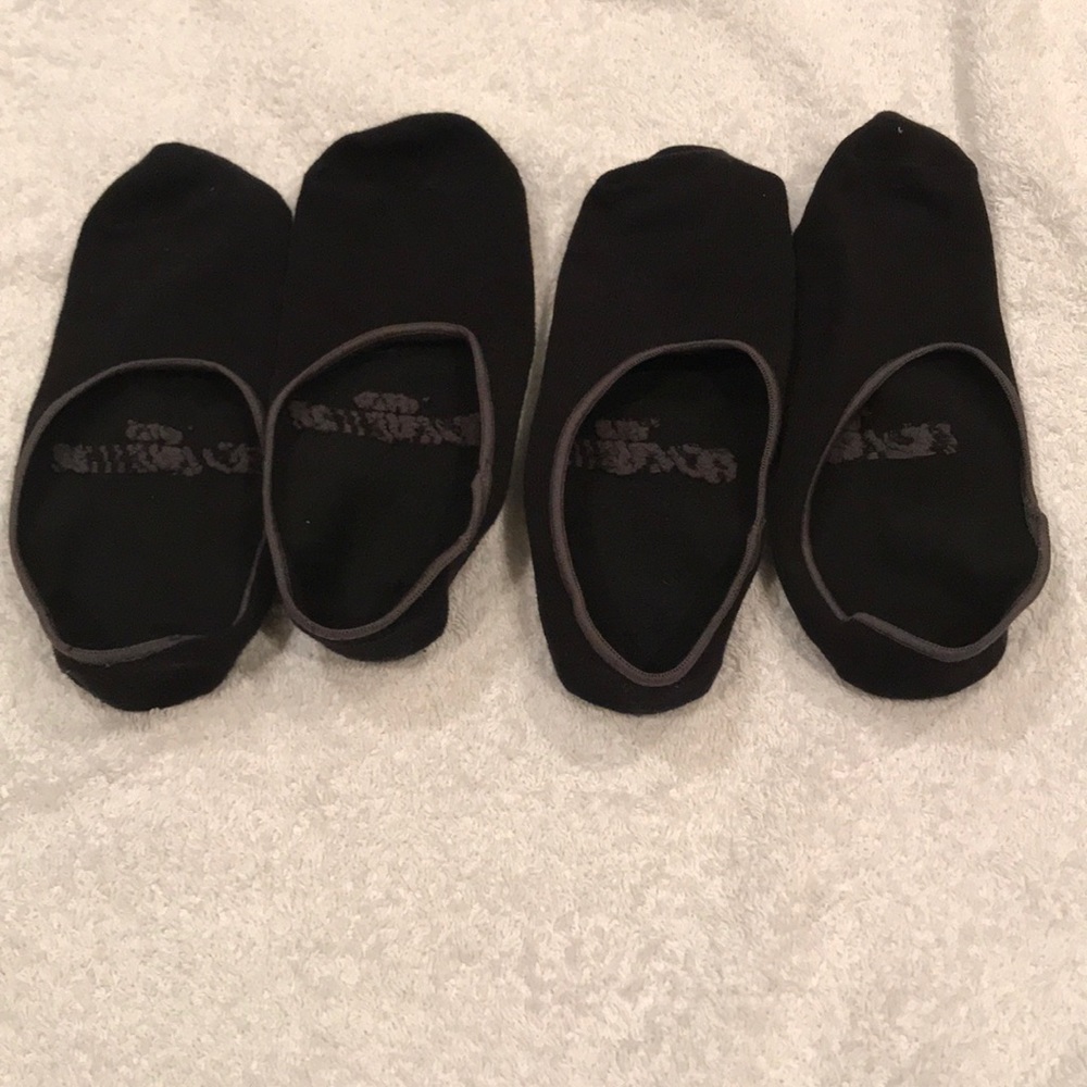 Bundle of 2 Thirty48 No Show No Slip Socks Black
